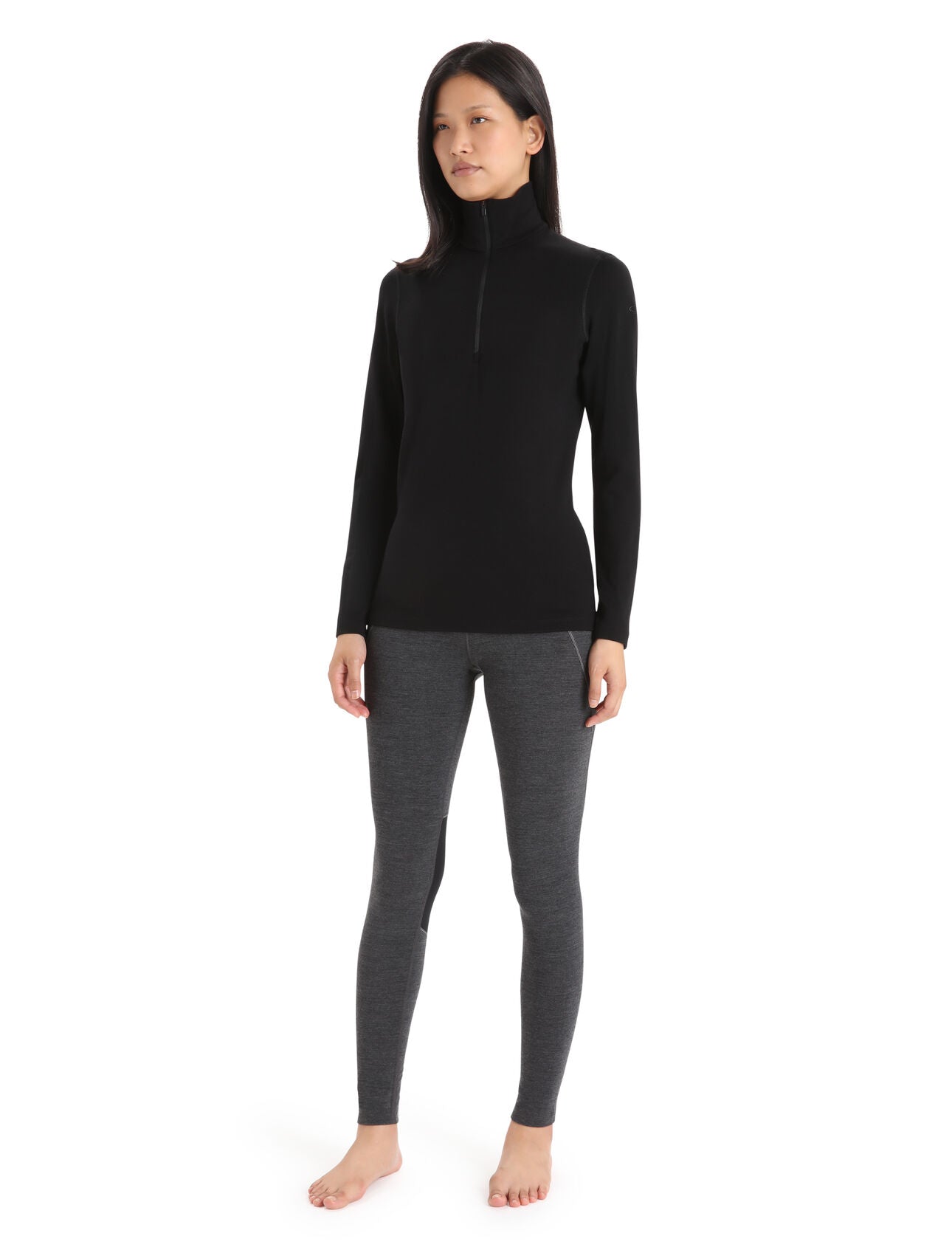 Icebreaker Women's Merino 260 Tech Long Sleeve Half Zip Thermal Top