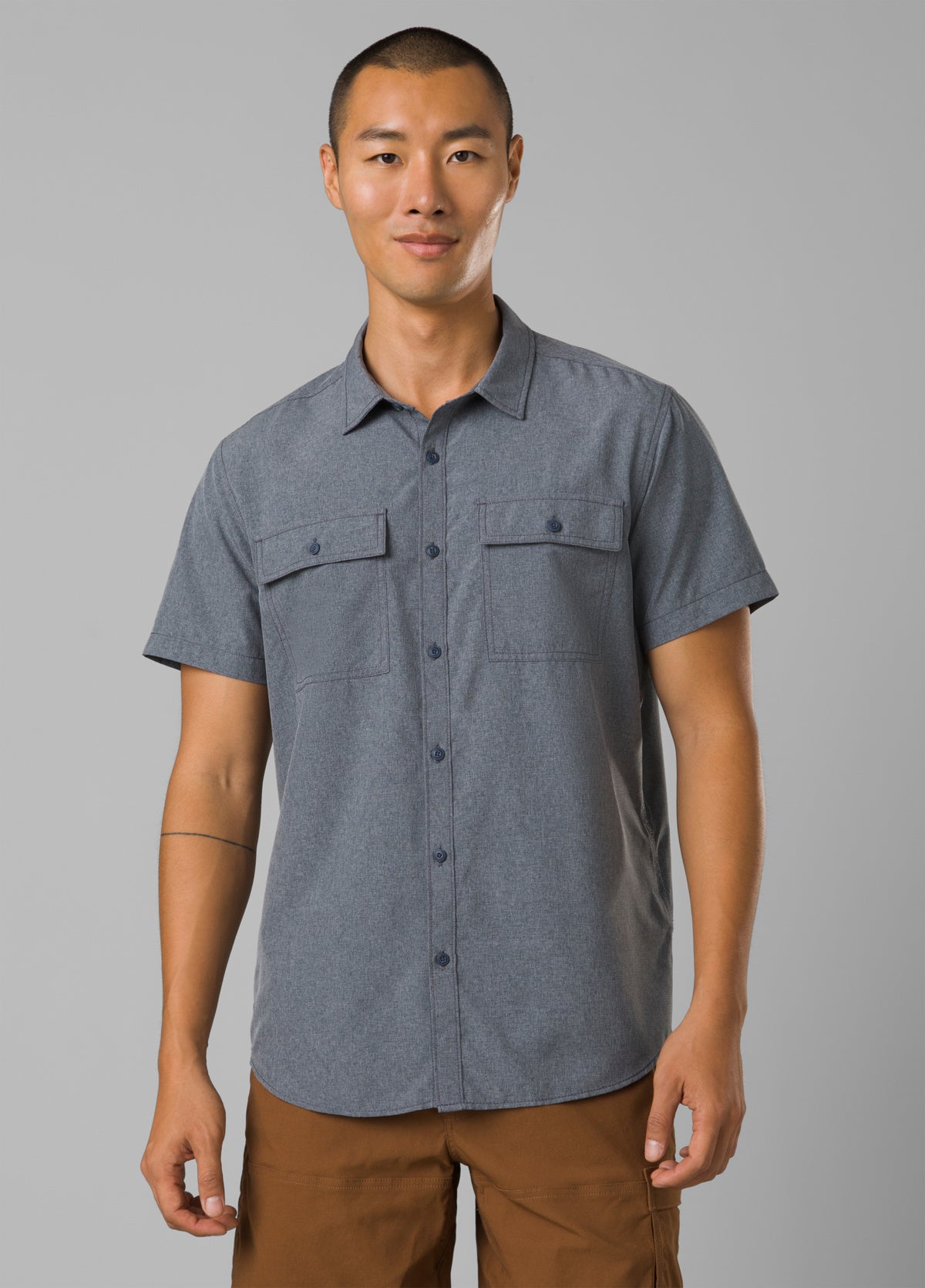 prAna Men's Lost Sol Short Sleeve Shirt