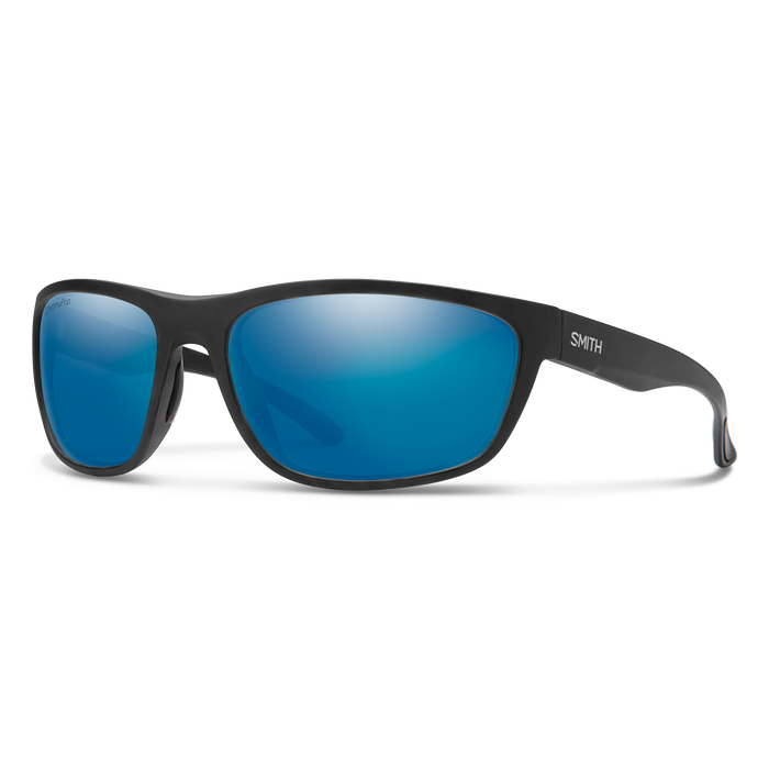 Smith Redding Matte Black + ChromaPop Glass Polarized Blue Mirror Lens