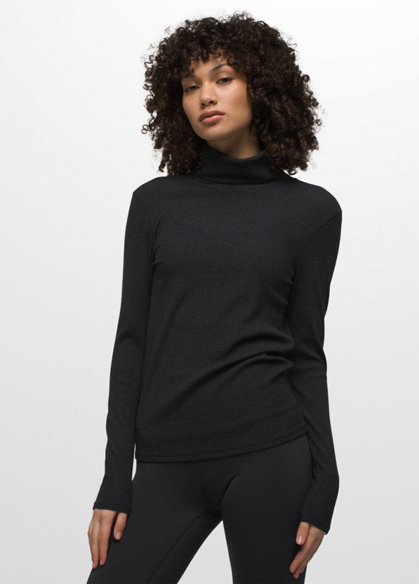 prAna Women's Foundation Rib Turtleneck