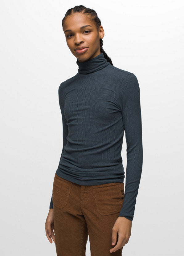 prAna Women's Foundation Rib Turtleneck