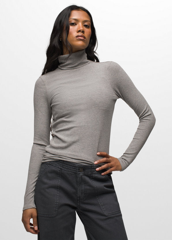 prAna Women's Foundation Rib Turtleneck