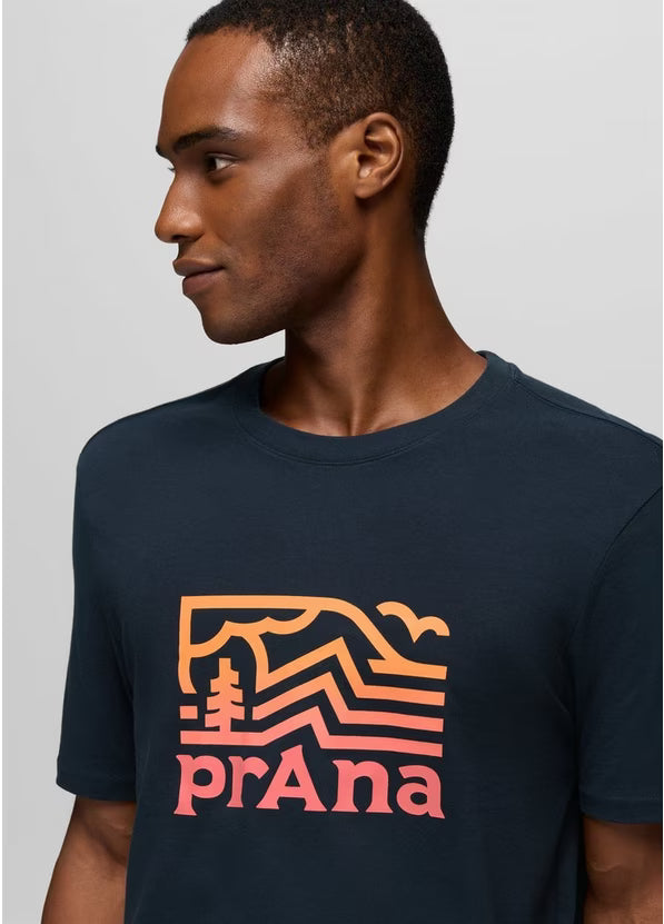 Men's PrAna Peak Path Short Sleeve Graphic Tee
