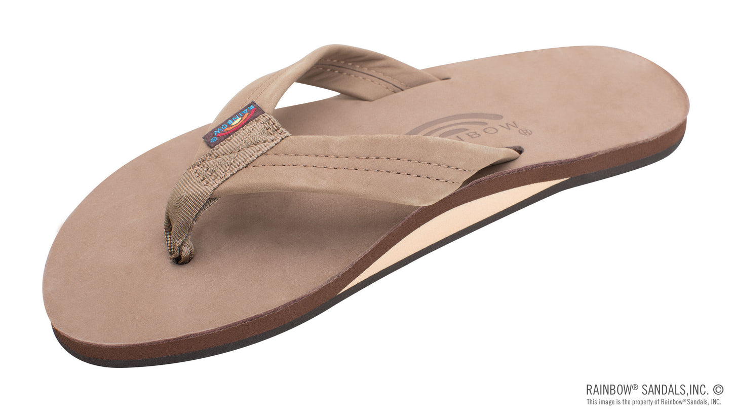 Rainbow Sandals Men's Single Layer Arch 1" Leather