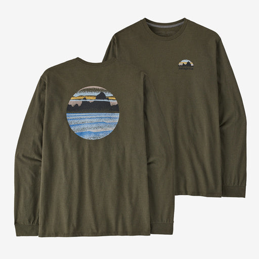 Patagonia Men's Long-Sleeved Skyline Stencil Responsibili-Tee®