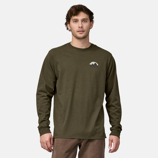 Patagonia Men's Long-Sleeved Skyline Stencil Responsibili-Tee®