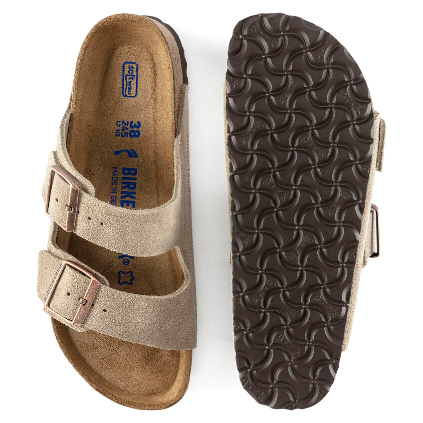 Birkenstock Arizona Soft Footbed Leather Taupe Medium/Narrow