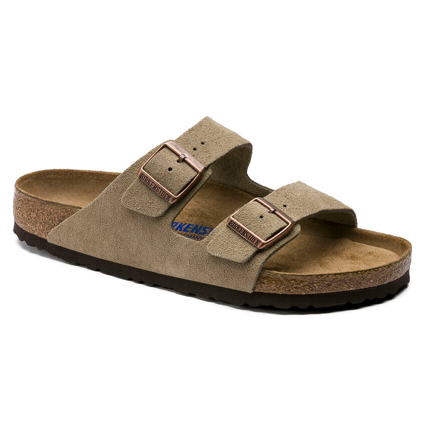 Birkenstock Arizona Soft Footbed Leather Taupe Medium/Narrow