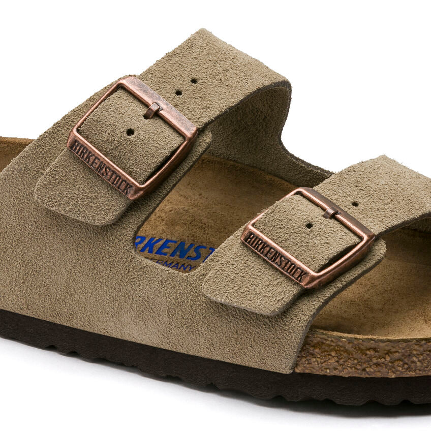 Birkenstock Arizona Soft Footbed Leather Taupe Medium/Narrow