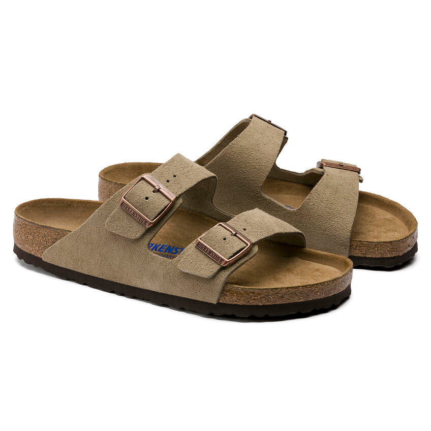 Birkenstock Arizona Soft Footbed Leather Taupe Medium/Narrow