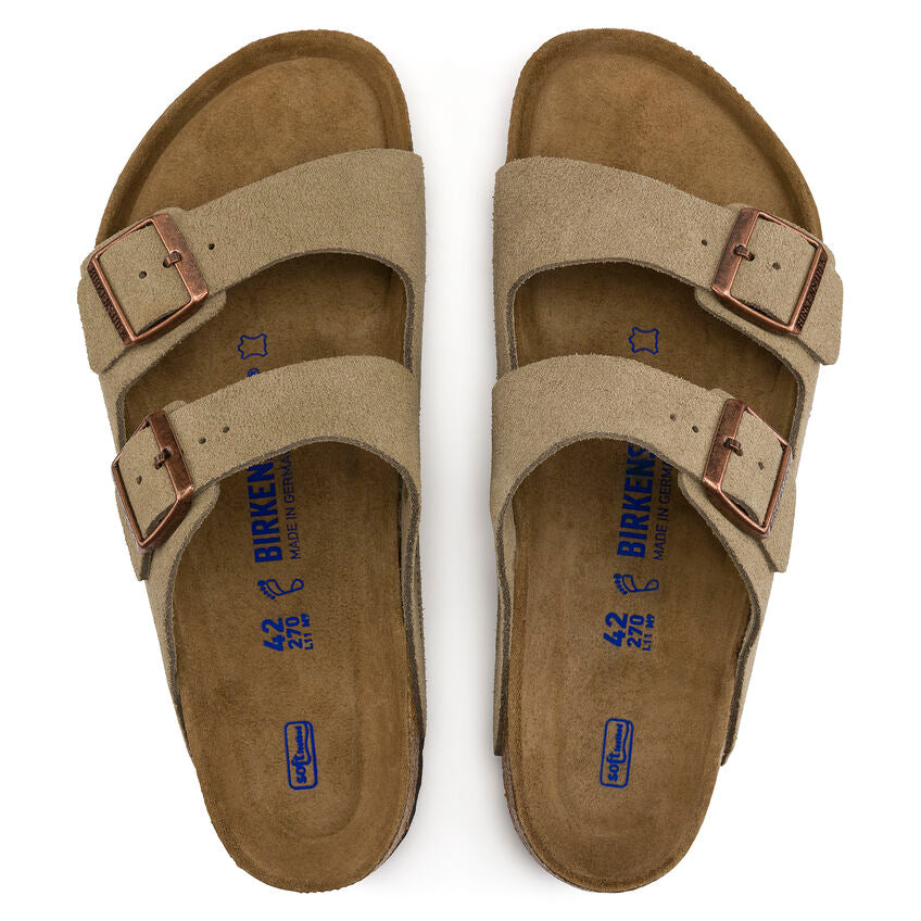 Birkenstock Arizona Soft Footbed Leather Taupe Medium/Narrow