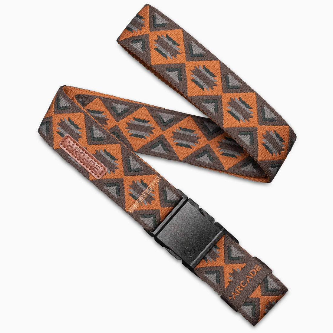 Arcade Vernan Kee Stretch Belt - Creosote Bay Medium Brown