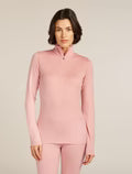 Icebreaker Women's Merino 260 Tech Long Sleeve Half Zip Thermal Top - OutdoorsInc.com