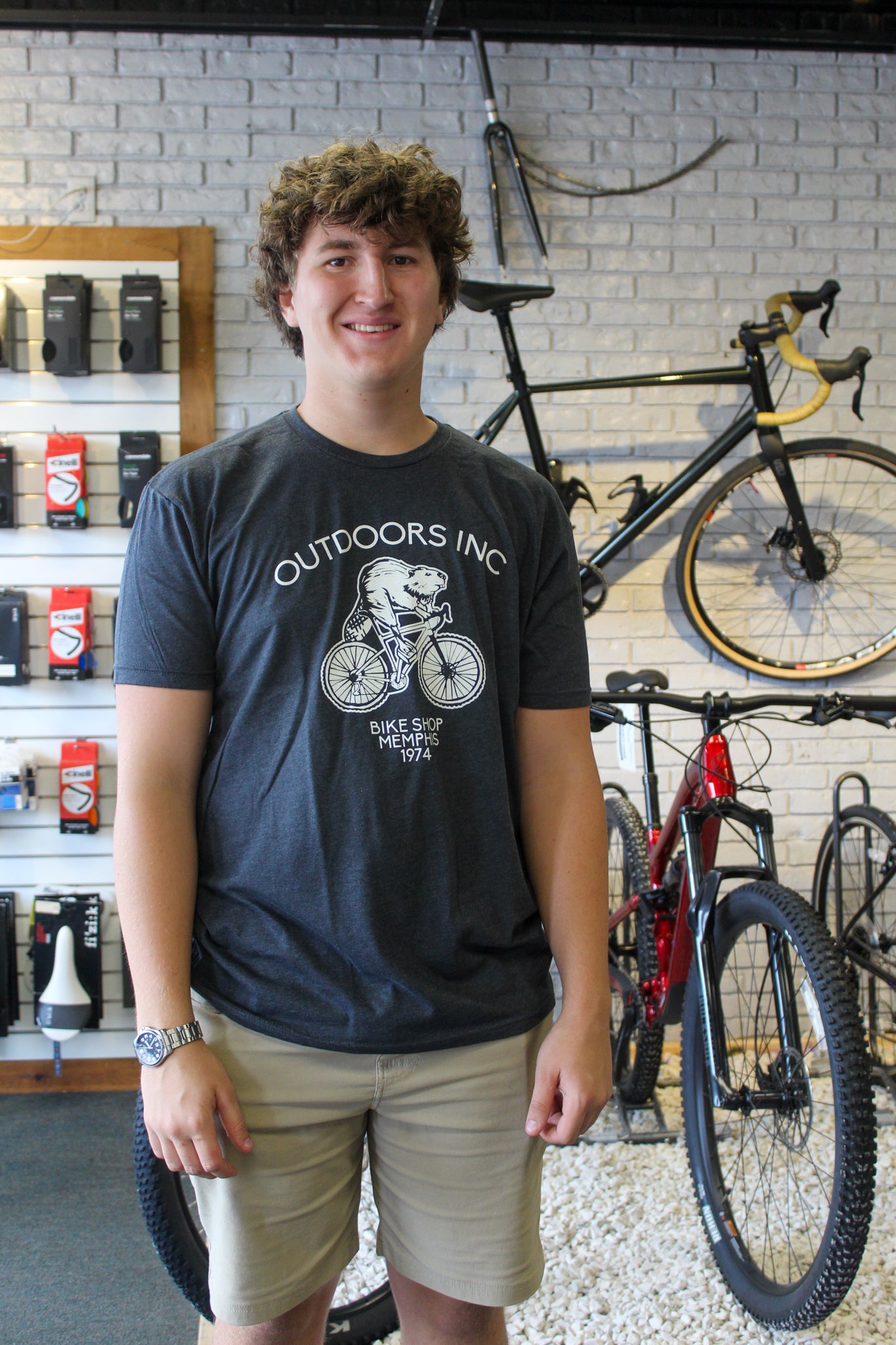 Outdoors Inc Cycling Beaver Shirt