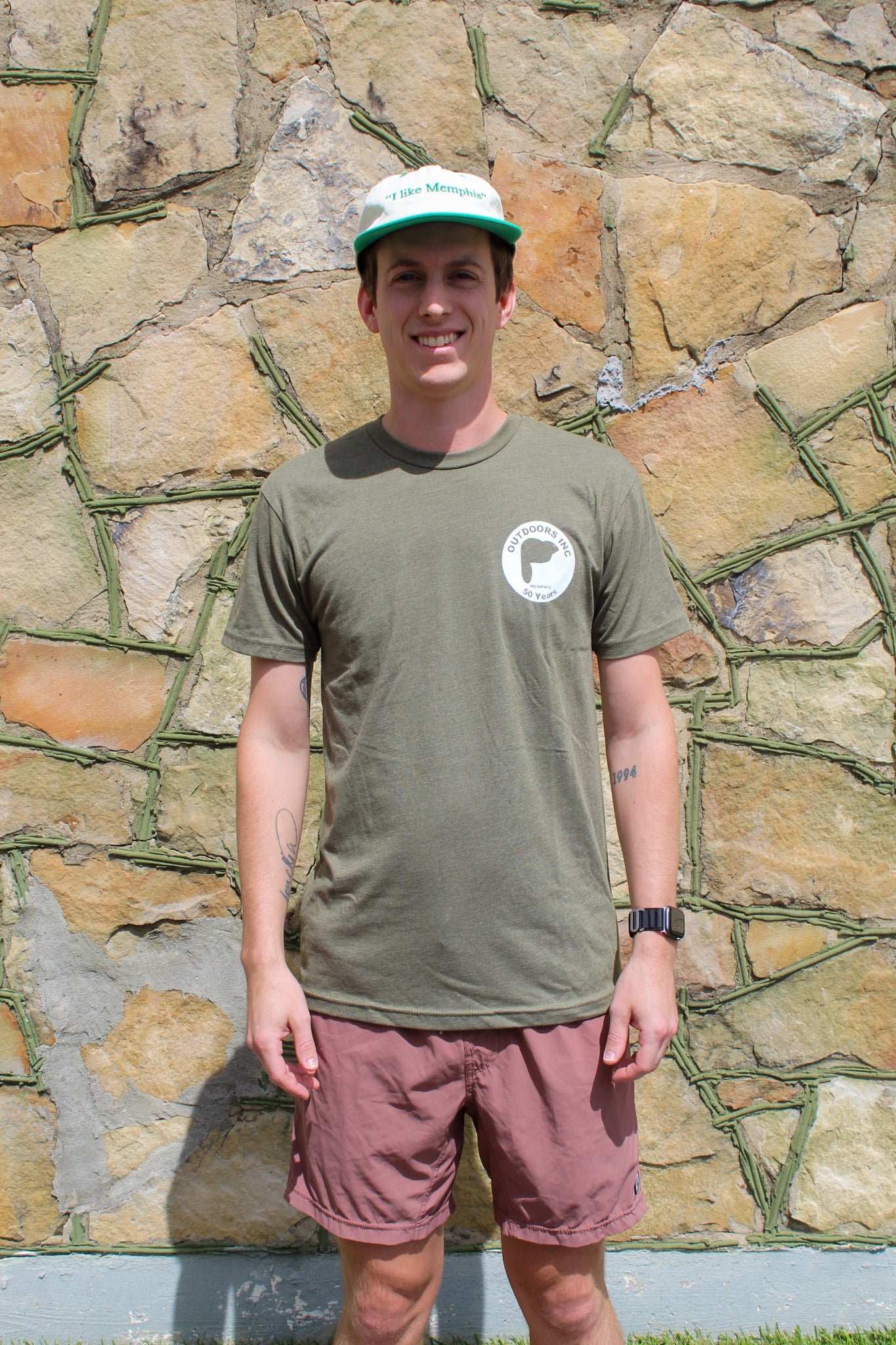 Outdoors Inc 50 Year Anniversary Logo Shirt