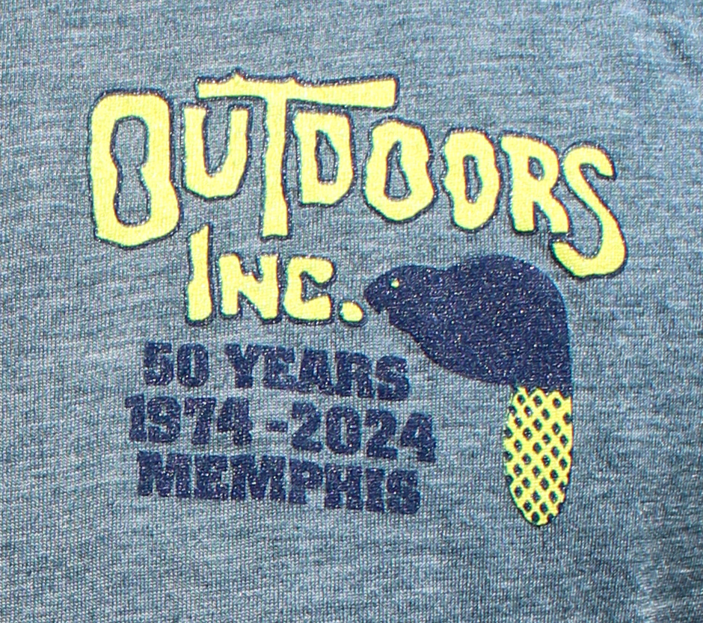 Outdoors Inc Retro Logo Anniversary Shirt