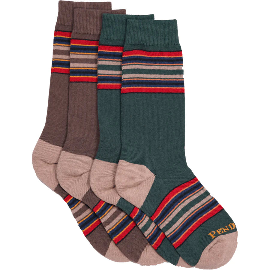 Pendleton Yakima Stripe Two Pack Socks