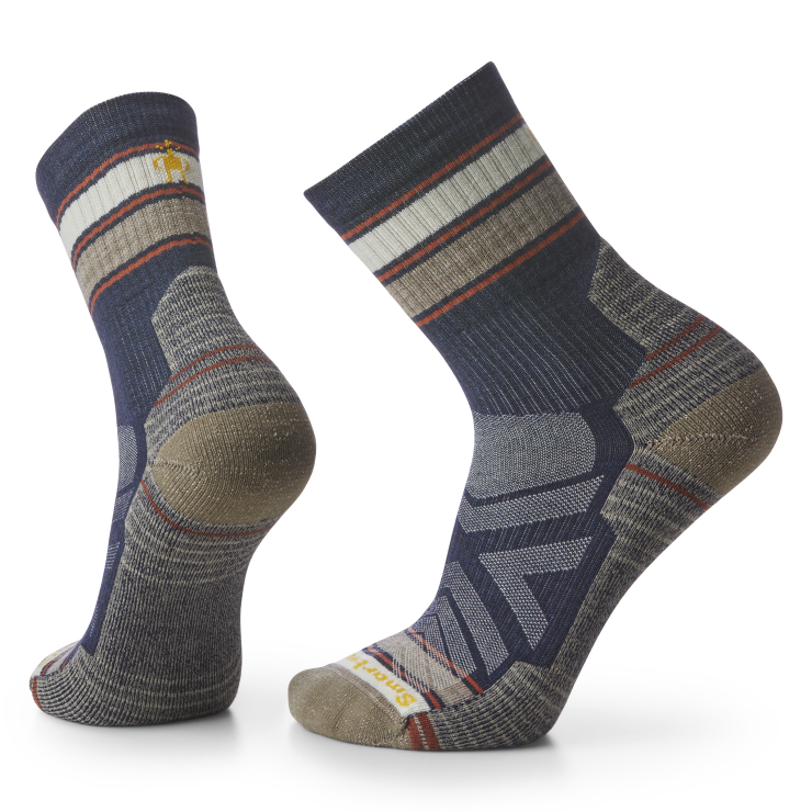 Smartwool Hike Striped Mid Crew Socks