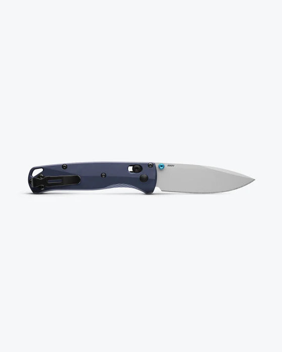 Bugout Aluminum Drop Point Crater Blue