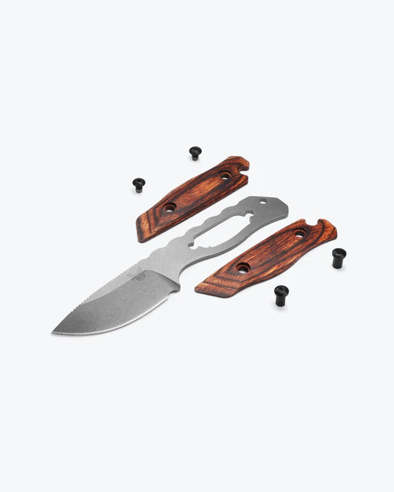 Benchmade Hidden Canyon Hunter Stabilized Wood Drop-point