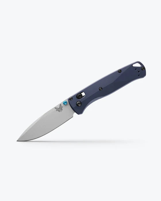 Bugout Aluminum Drop Point Crater Blue