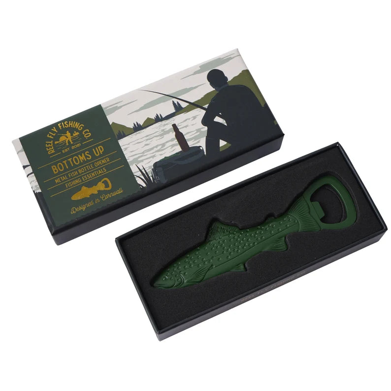 Reel Fly Fishing Co. Green Fish Bottle Opener