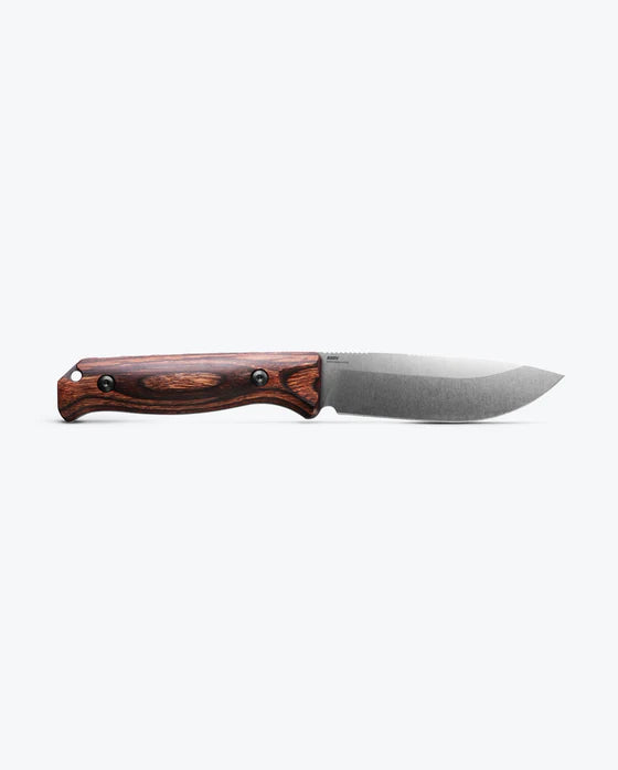 Benchmade Saddle Mountain Skinner | Stabilized Wood | Drop-point