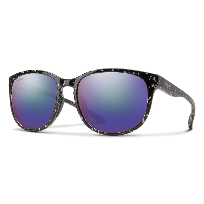Smith Optics Lake Shasta w/ Black Marble and Polarized Violet Mirror Lens