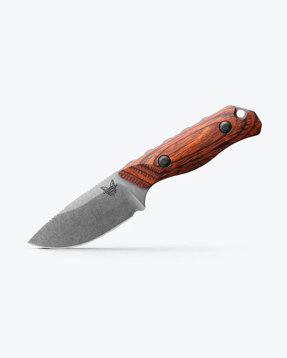 Benchmade Hidden Canyon Hunter Stabilized Wood Drop-point