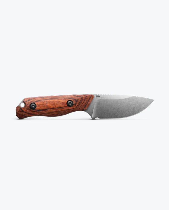 Benchmade Hidden Canyon Hunter Stabilized Wood Drop-point