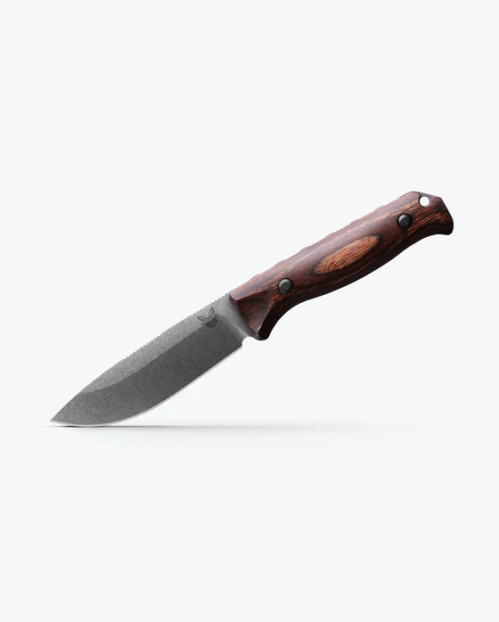 Benchmade Saddle Mountain Skinner | Stabilized Wood | Drop-point