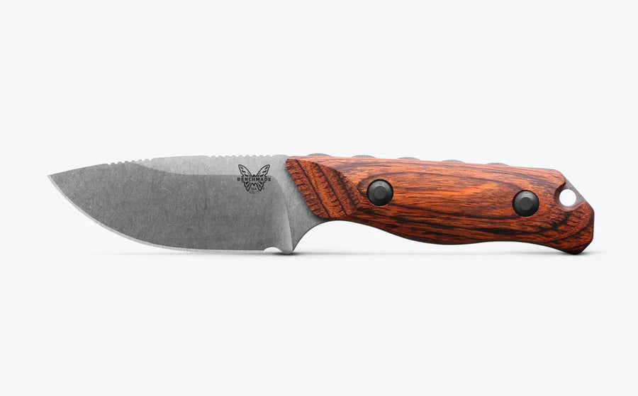 Benchmade Hidden Canyon Hunter Stabilized Wood Drop-point