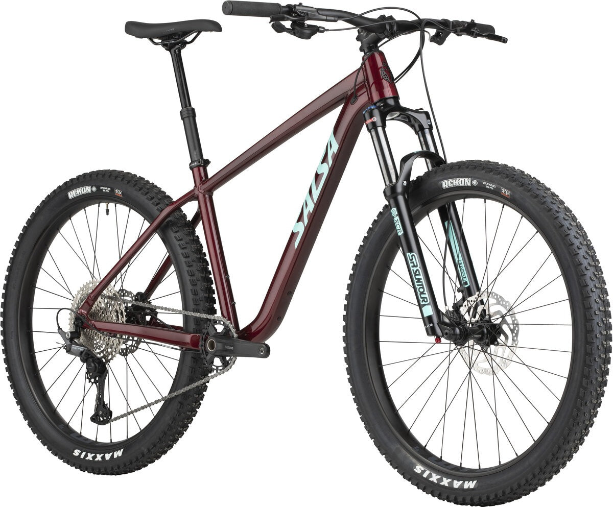 Salsa Rangefinder Deore 12 27.5+ Bike - 27.5", Aluminum, Dark Red, Small