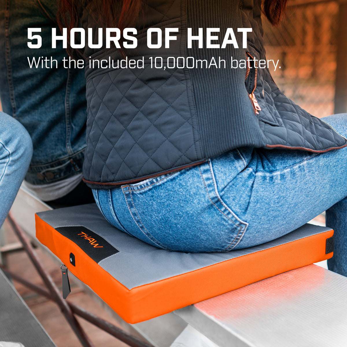 Thaw Rechargeable Heated Seat Cover w/ 5k Powerbank included