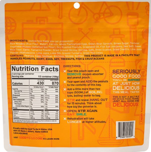 Good To-Go Pad Thai 4oz
