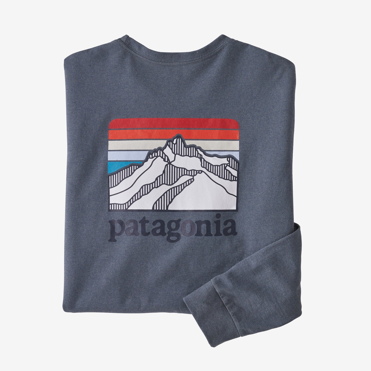 Patagonia Men's Long-Sleeved Line Logo Ridge Responsibili-Tee