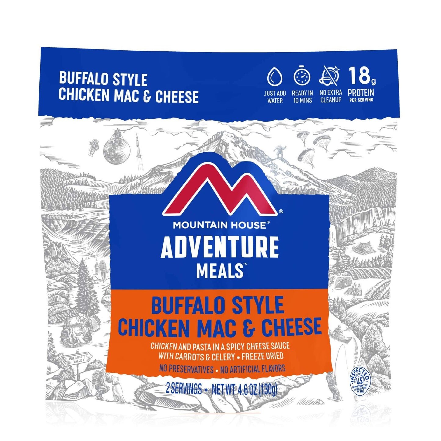 Mountain House Buffalo Chicken Mac & Cheese