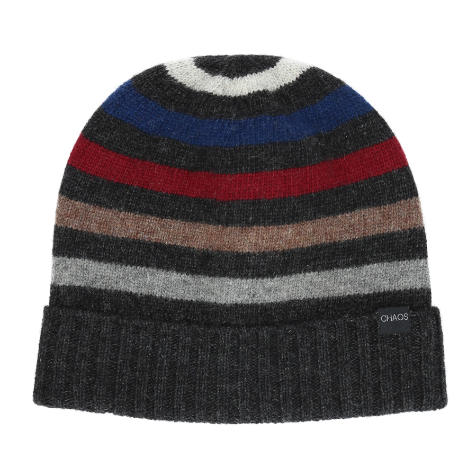 Chaos Angle Peak Beanie - Heather Black
