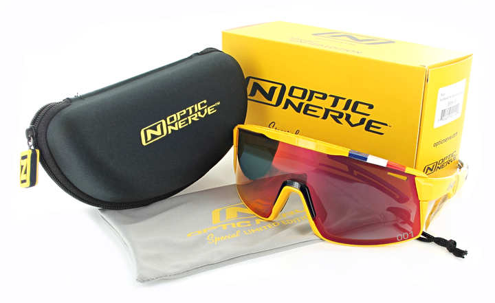 Optic Nerve Limited Edition FixieMAX Sunglasses with French Flag