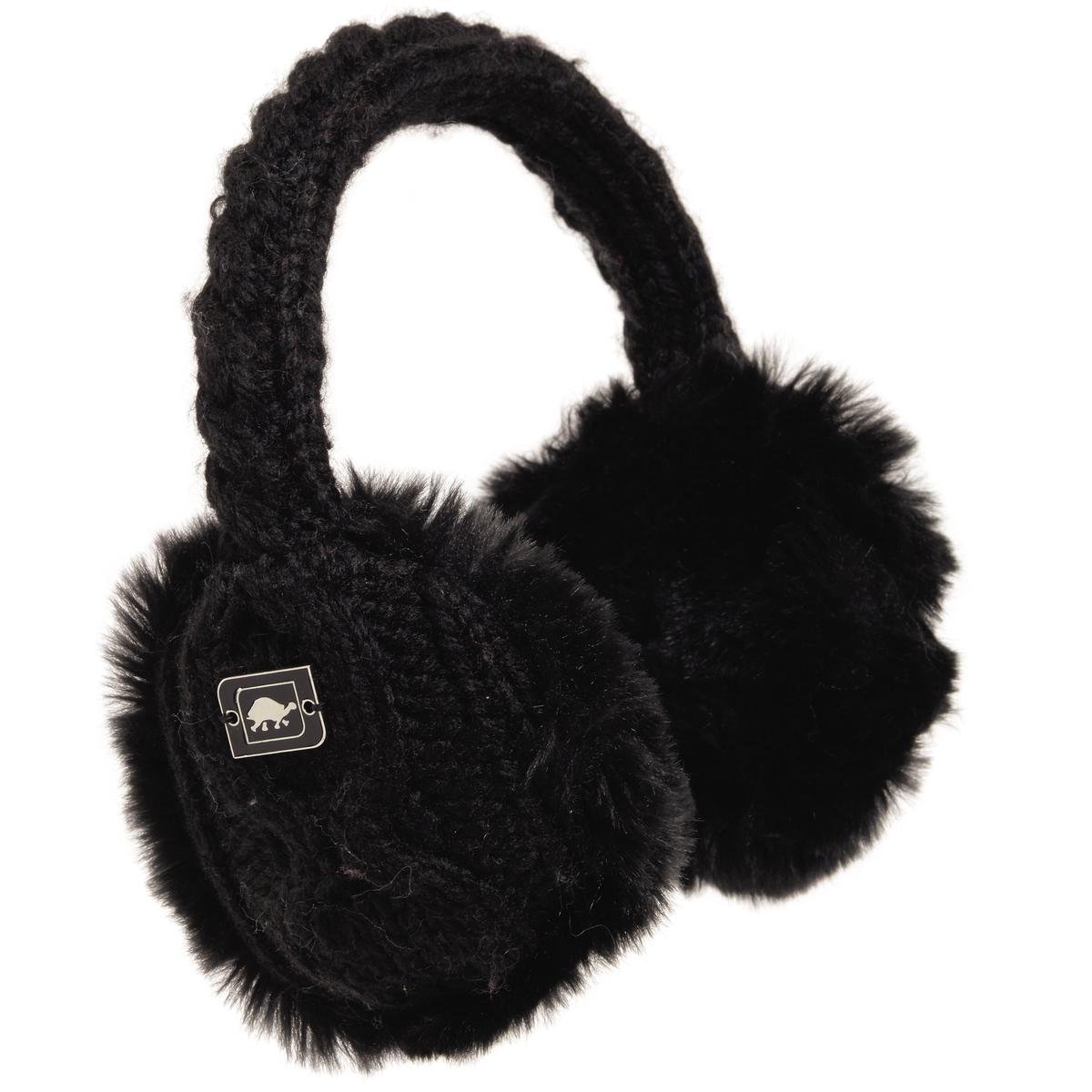 Turtle Neck Ear Muffin Faux Fur Lined Earmuffs