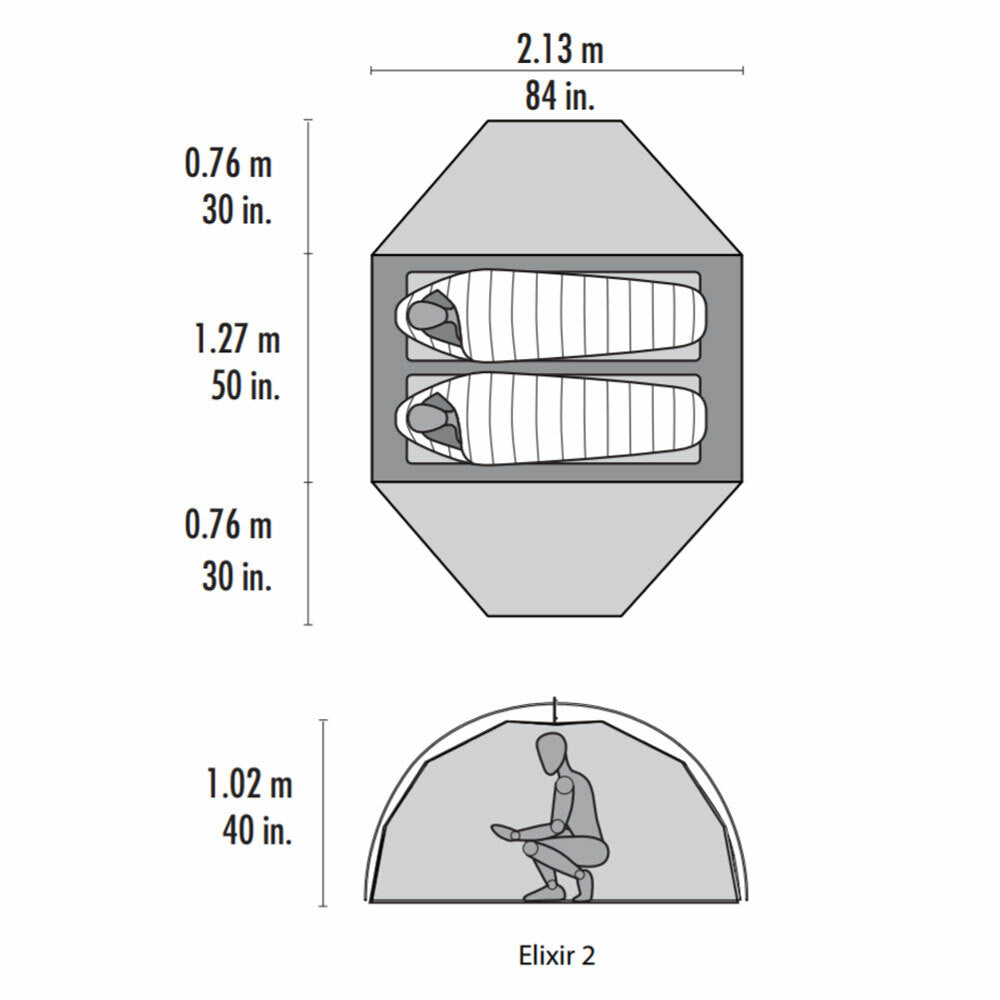 MSR Elixir 2 Backpacking Tent