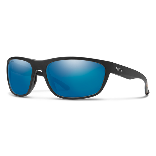 Smith Redding Matte Black + ChromaPop Glass Polarized Blue Mirror Lens