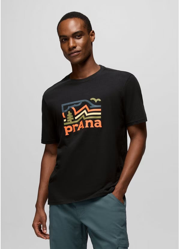 Men's PrAna Peak Path Short Sleeve Graphic Tee
