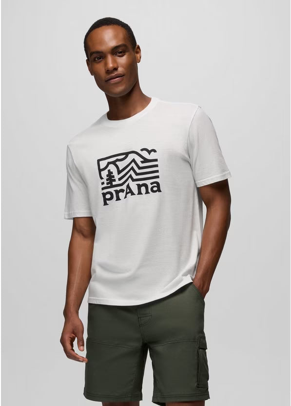 Men's PrAna Peak Path Short Sleeve Graphic Tee