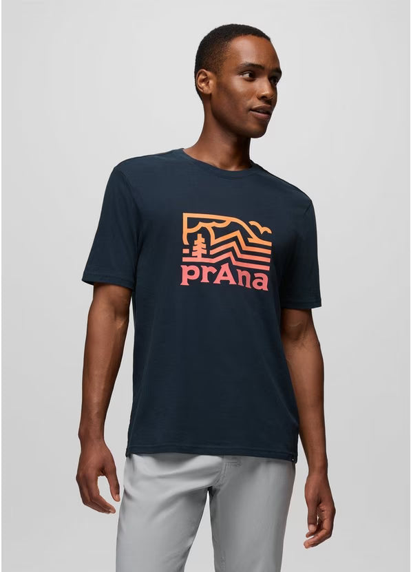 Men's PrAna Peak Path Short Sleeve Graphic Tee