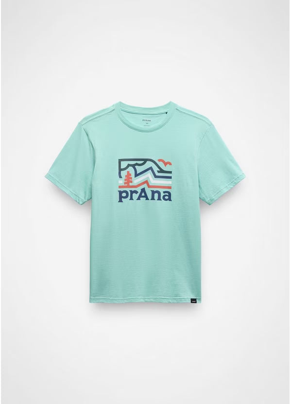 Men's PrAna Peak Path Short Sleeve Graphic Tee