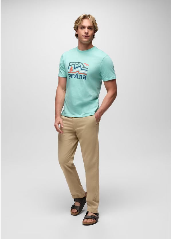 Men's PrAna Peak Path Short Sleeve Graphic Tee
