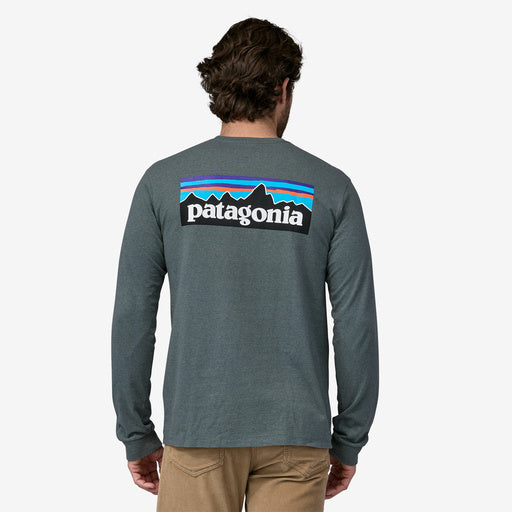 Patagonia Men's Long-Sleeved P-6 Logo Responsibili-Tee®