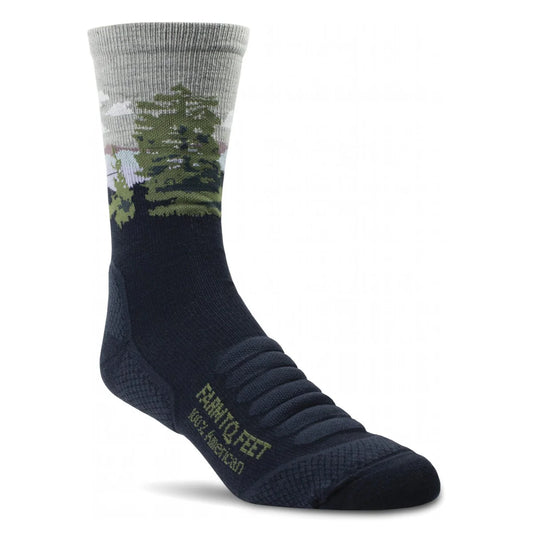 Farm to Feet  Cascade Locks Light Targeted Cushion 3/4 Crew