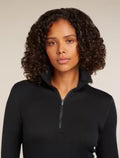 Icebreaker Women's Merino 260 Tech Long Sleeve Half Zip Thermal Top